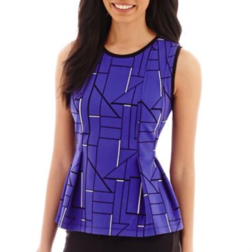 Worthington Peplum Top - Tall - Picture 1 of 3